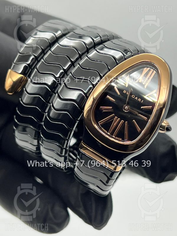 Товар Bvlgari Serpenti Spiga 35mm Ceramic Black Фото 4 - Bvlgari Serpenti Spiga 35mm Ceramic Black