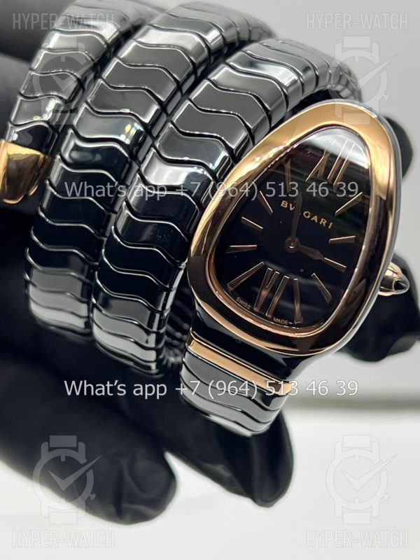 Товар Bvlgari Serpenti Spiga 35mm Ceramic Black Фото 9 - Bvlgari Serpenti Spiga 35mm Ceramic Black