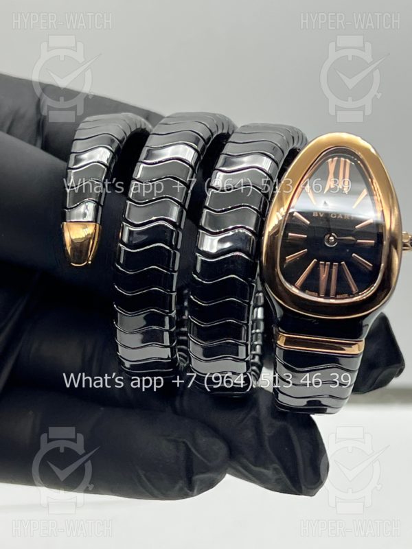 Товар Bvlgari Serpenti Spiga 35mm Ceramic Black Фото 18 - Bvlgari Serpenti Spiga 35mm Ceramic Black