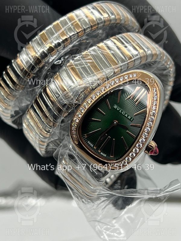 Товар Bvlgari Serpenti Tubogas 35mm 102791 Green Фото 19 - Bvlgari Serpenti Tubogas 35mm 102791 Green