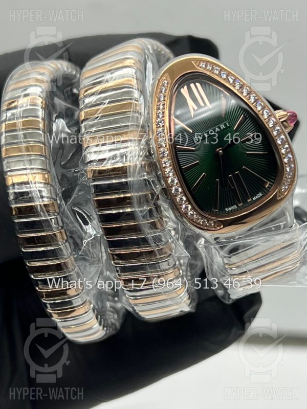 Товар Bvlgari Serpenti Tubogas 35mm 102791 Green Фото 23 - Bvlgari Serpenti Tubogas 35mm 102791 Green