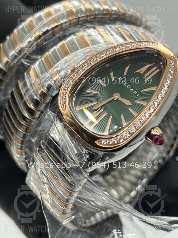 Товар Bvlgari Serpenti Tubogas 35mm 102791 Green Фото 26 - Bvlgari Serpenti Tubogas 35mm 102791 Green