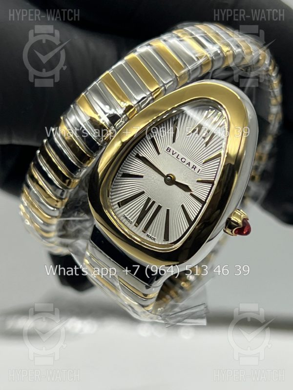 Фото 3 - Bvlgari Serpenti Tubogas 35mm White