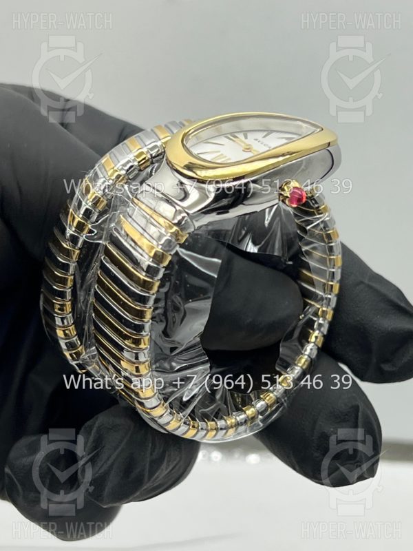 Фото 6 - Bvlgari Serpenti Tubogas 35mm White