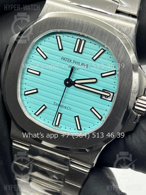 Товар Patek Philippe Nautilus 40mm 5711/1A-018 Tiffany&Co Steel Blue Фото 4 - Patek Philippe Nautilus 40mm 5711/1A-018 Tiffany&Co Steel Blue