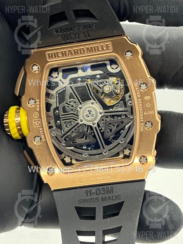 Товар Richard Mille RM 011-03 Steel Black Art 9358 Фото 15 - Richard Mille RM 011-03 Steel Black Art 9358