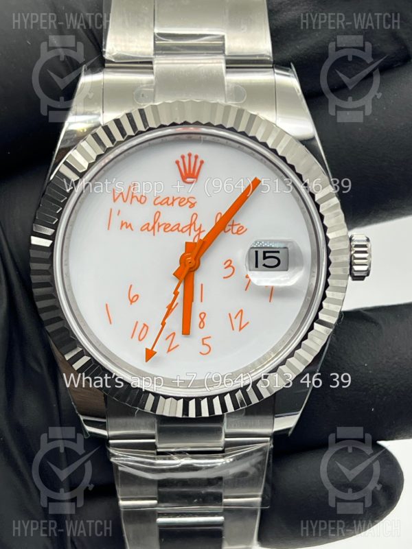 Товар Rolex Datejust 41mm 126334 Who Cares Orange Art 9324 Фото 2 - Rolex Datejust 41mm 126334 Who Cares Orange Art 9324