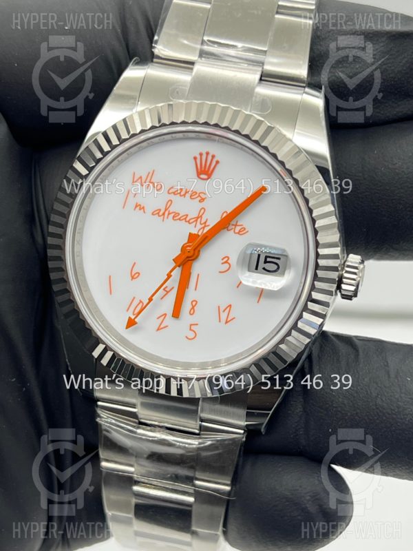 Товар Rolex Datejust 41mm 126334 Who Cares Orange Art 9324 Фото 3 - Rolex Datejust 41mm 126334 Who Cares Orange Art 9324
