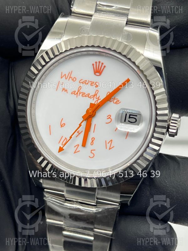 Товар Rolex Datejust 41mm 126334 Who Cares Orange Art 9324 Фото 4 - Rolex Datejust 41mm 126334 Who Cares Orange Art 9324