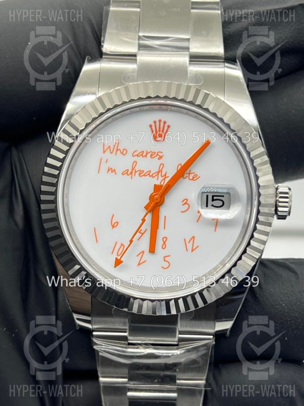 Товар Rolex Datejust 41mm 126334 Who Cares Orange Art 9324 Фото 6 - Rolex Datejust 41mm 126334 Who Cares Orange Art 9324