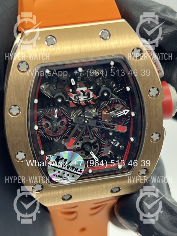 Товар Richard Mille RM 011-FM Orange Steel Фото 4 - Richard Mille RM 011-FM Orange Steel
