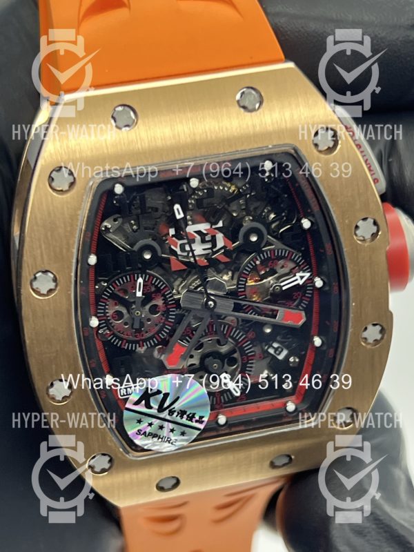 Товар Richard Mille RM 011-FM Orange Steel Фото 10 - Richard Mille RM 011-FM Orange Steel