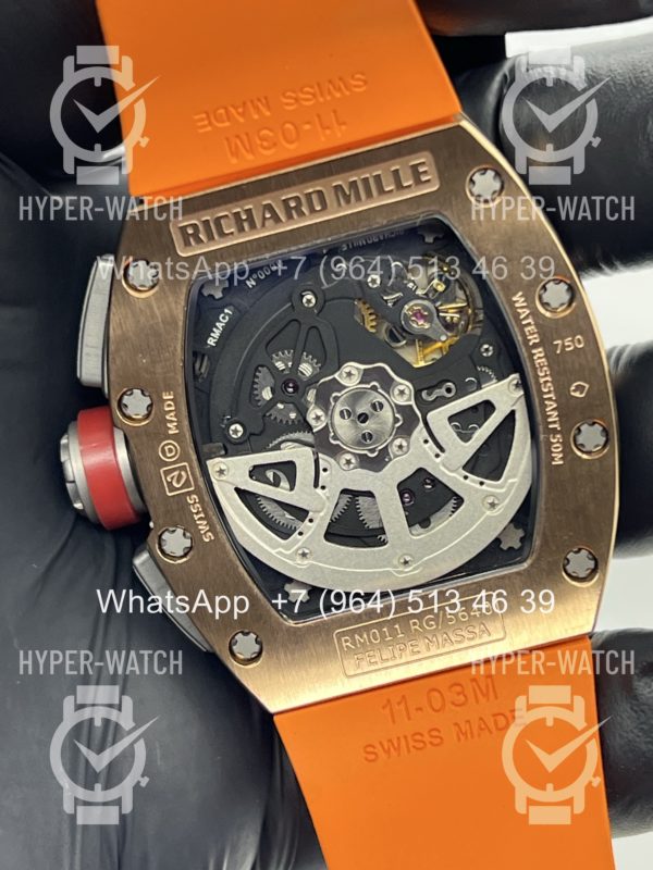 Товар Richard Mille RM 011-FM Orange Steel Фото 16 - Richard Mille RM 011-FM Orange Steel