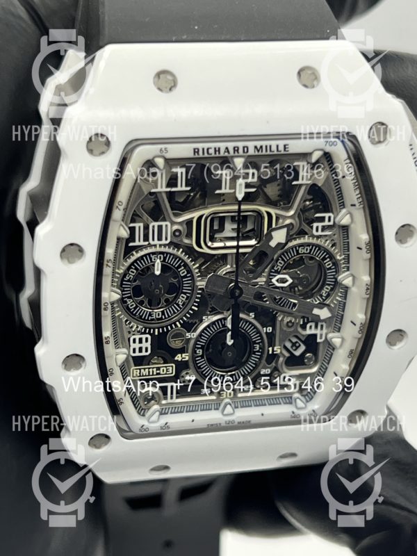 Фото 3 - Richard Mille RM 011-03 White Black Art 9357