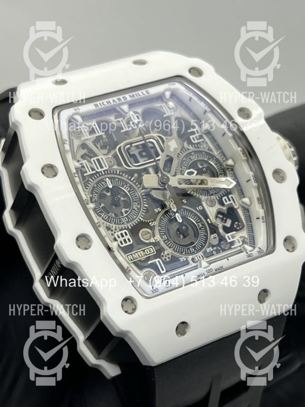 Фото 4 - Richard Mille RM 011-03 White Black Art 9357