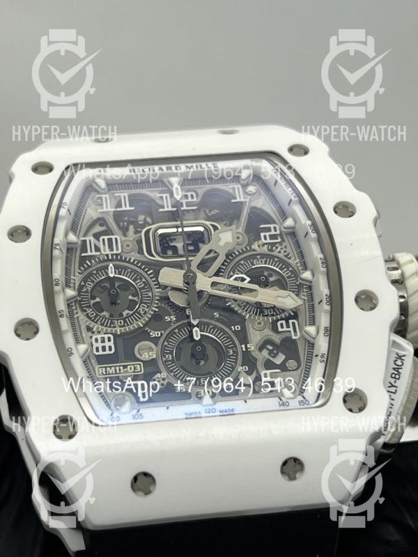 Фото 5 - Richard Mille RM 011-03 White Black Art 9357