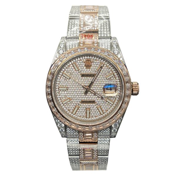 Фото 1 - Rolex Datejust 41mm 126300 Diamond Steel Art 9167