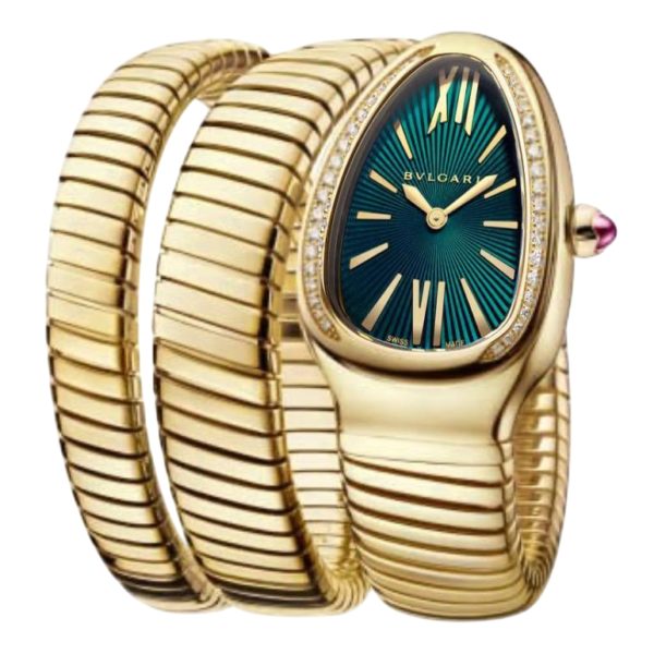 Товар Bvlgari Serpenti Tubogas 35mm Yellow Green Фото 1 - Bvlgari Serpenti Tubogas 35mm Yellow Green