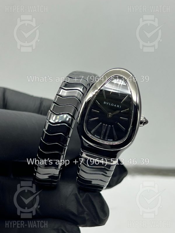 Товар Bvlgari Serpenti Spiga 35mm Ceramic Black Steel Фото 2 - Bvlgari Serpenti Spiga 35mm Ceramic Black Steel