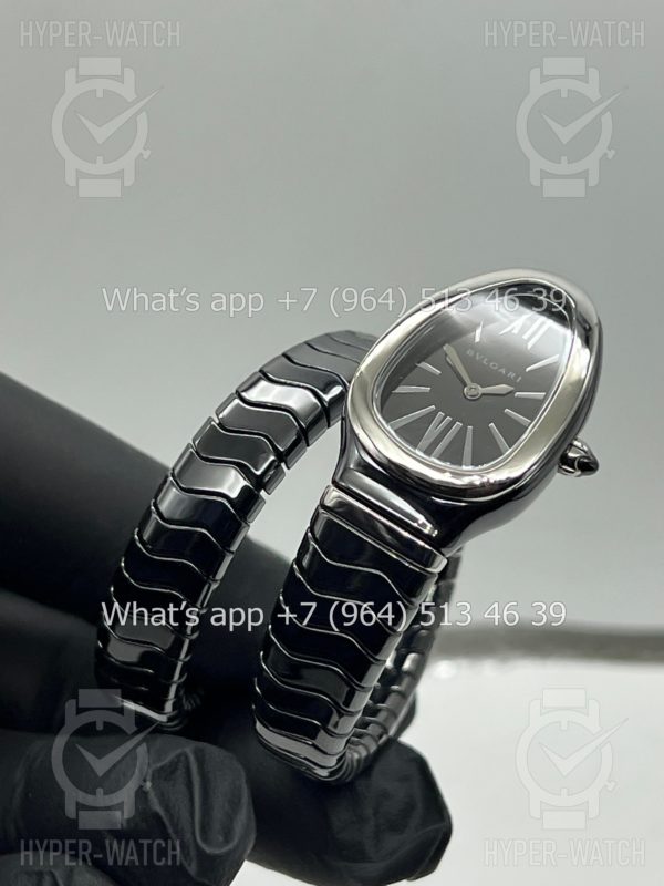 Товар Bvlgari Serpenti Spiga 35mm Ceramic Black Steel Фото 3 - Bvlgari Serpenti Spiga 35mm Ceramic Black Steel