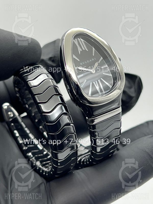 Товар Bvlgari Serpenti Spiga 35mm Ceramic Black Steel Фото 5 - Bvlgari Serpenti Spiga 35mm Ceramic Black Steel