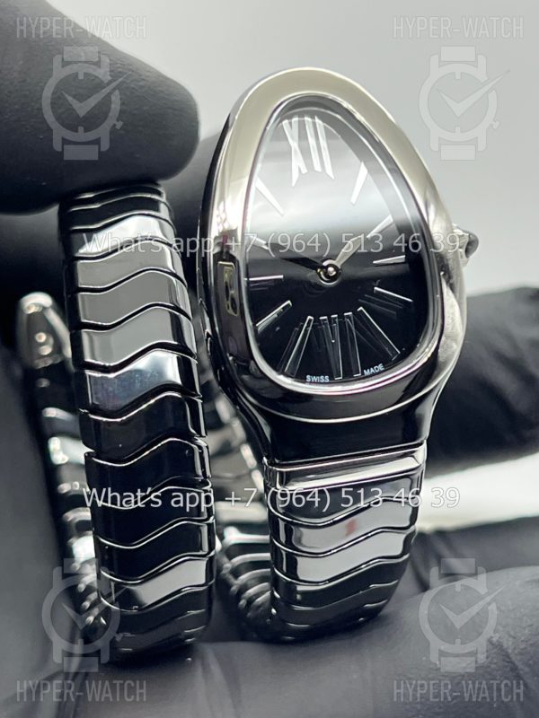 Товар Bvlgari Serpenti Spiga 35mm Ceramic Black Steel Фото 6 - Bvlgari Serpenti Spiga 35mm Ceramic Black Steel