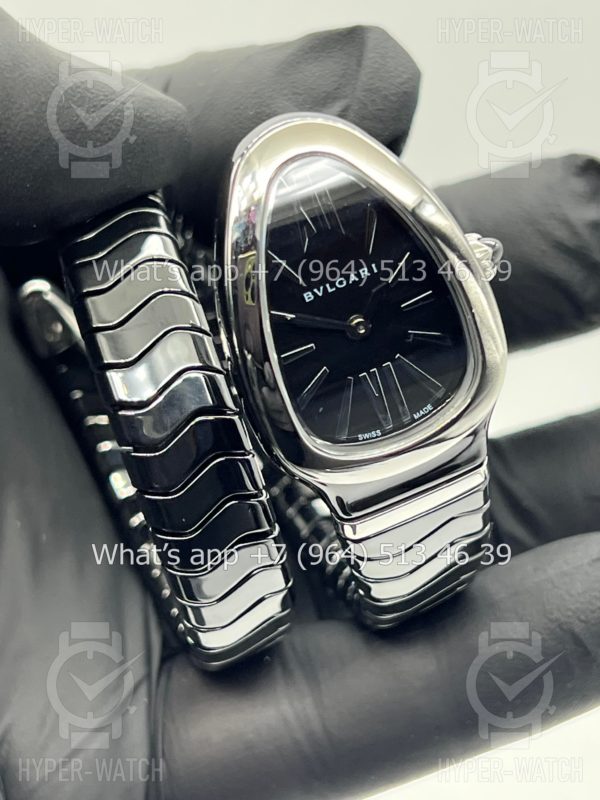 Товар Bvlgari Serpenti Spiga 35mm Ceramic Black Steel Фото 9 - Bvlgari Serpenti Spiga 35mm Ceramic Black Steel