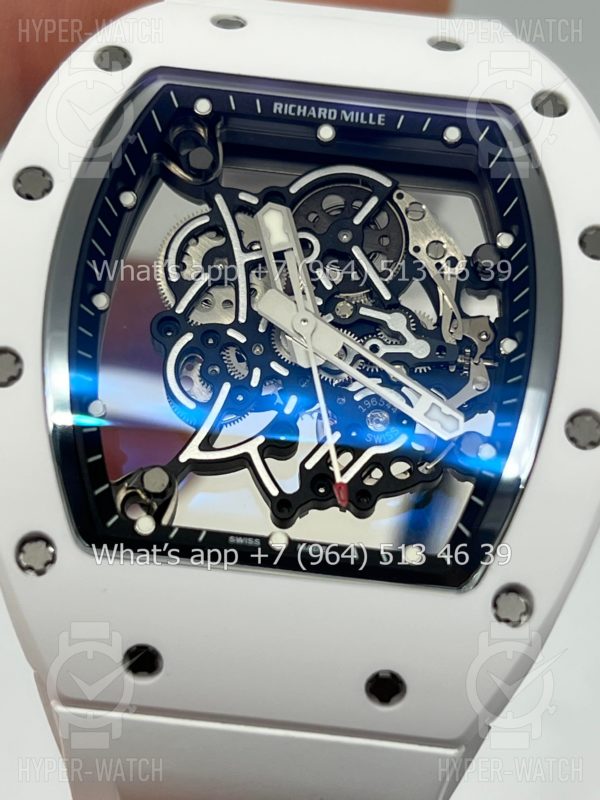 Фото 2 - Richard Mille RM 055 White Bubba Watson Ceramic Art 9686