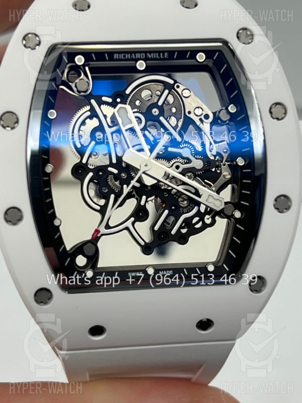 Фото 5 - Richard Mille RM 055 White Bubba Watson Ceramic Art 9686