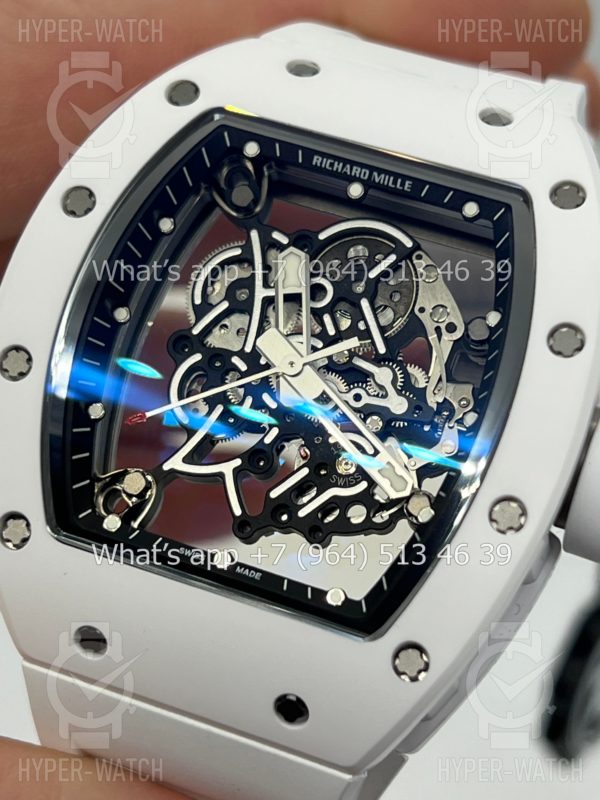 Фото 6 - Richard Mille RM 055 White Bubba Watson Ceramic Art 9686