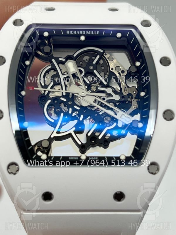 Фото 10 - Richard Mille RM 055 White Bubba Watson Ceramic Art 9686