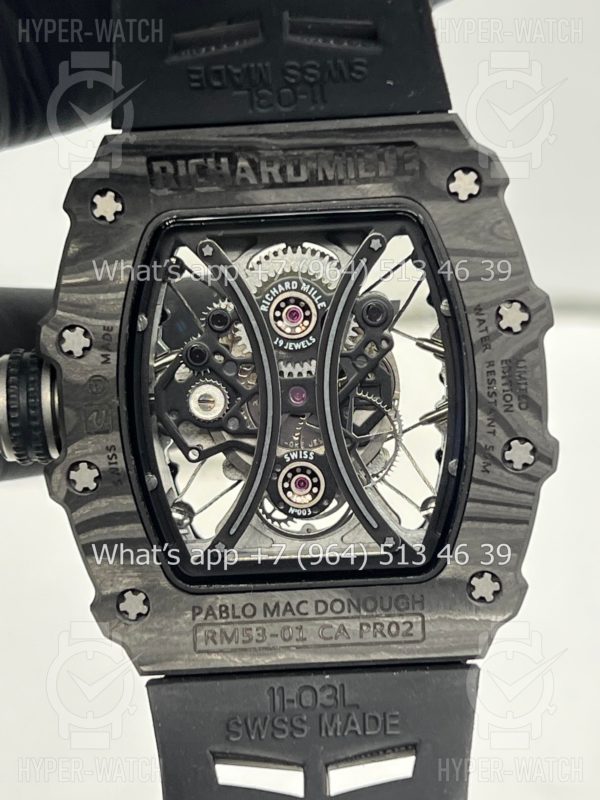 Товар Richard Mille RM 53-01 Pablo Mac Donough Black Art 9713 Фото 15 - Richard Mille RM 53-01 Pablo Mac Donough Black Art 9713