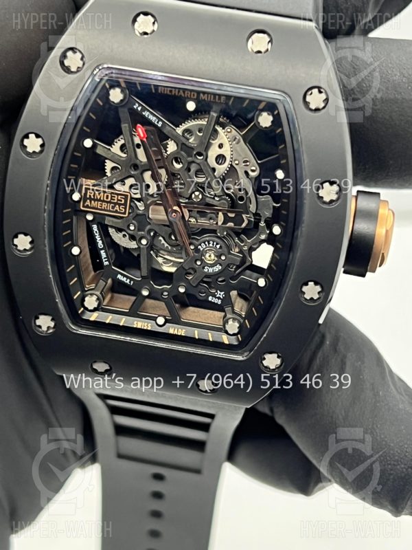 Товар Richard Mille RM 035 Americas Black Steel Фото 2 - Richard Mille RM 035 Americas Black Steel
