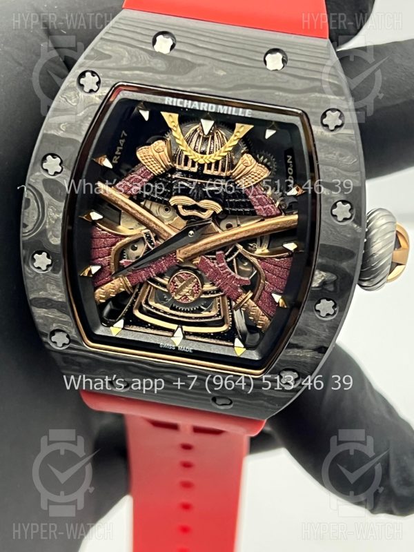 Фото 2 - Richard Mille RM 47 Samurai 42mm Red Black