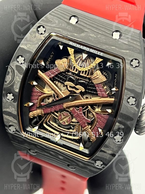 Фото 5 - Richard Mille RM 47 Samurai 42mm Red Black
