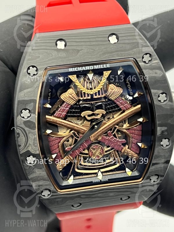 Фото 6 - Richard Mille RM 47 Samurai 42mm Red Black