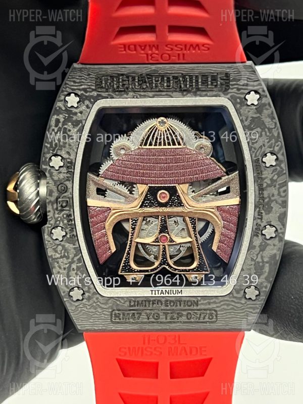 Фото 13 - Richard Mille RM 47 Samurai 42mm Red Black