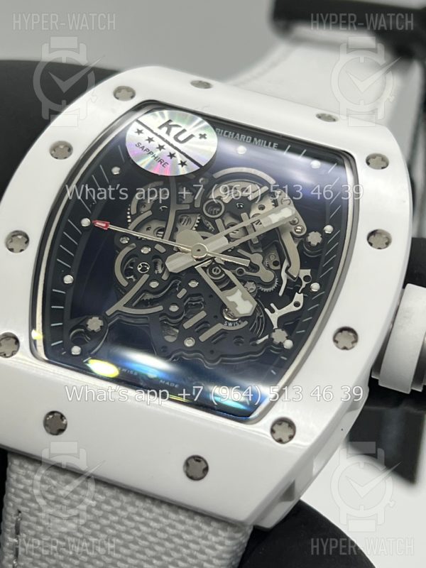 Товар Richard Mille RM 055 White Art 9707 Фото 4 - Richard Mille RM 055 White Art 9707