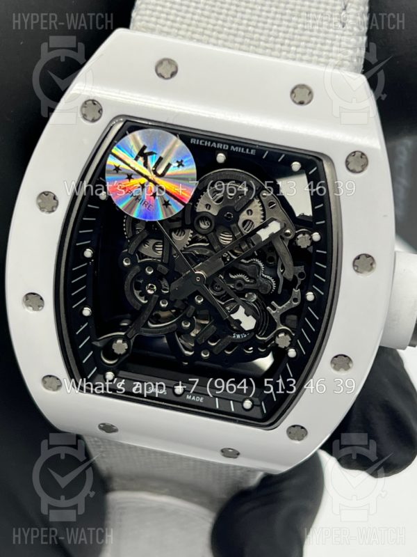 Товар Richard Mille RM 055 White Art 9707 Фото 7 - Richard Mille RM 055 White Art 9707