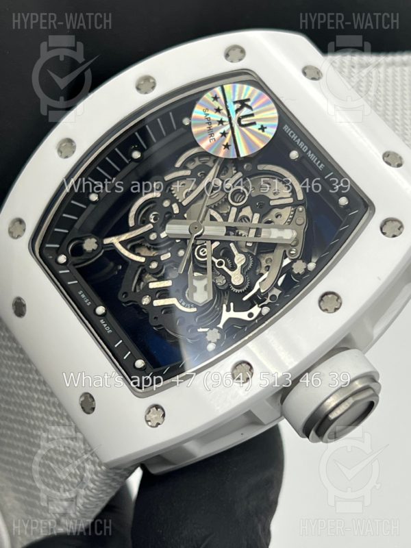 Товар Richard Mille RM 055 White Art 9707 Фото 8 - Richard Mille RM 055 White Art 9707