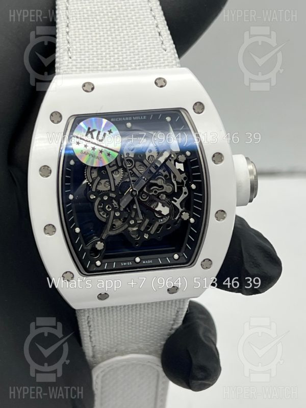 Товар Richard Mille RM 055 White Art 9707 Фото 11 - Richard Mille RM 055 White Art 9707
