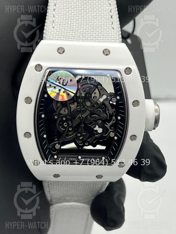 Товар Richard Mille RM 055 White Art 9707 Фото 12 - Richard Mille RM 055 White Art 9707