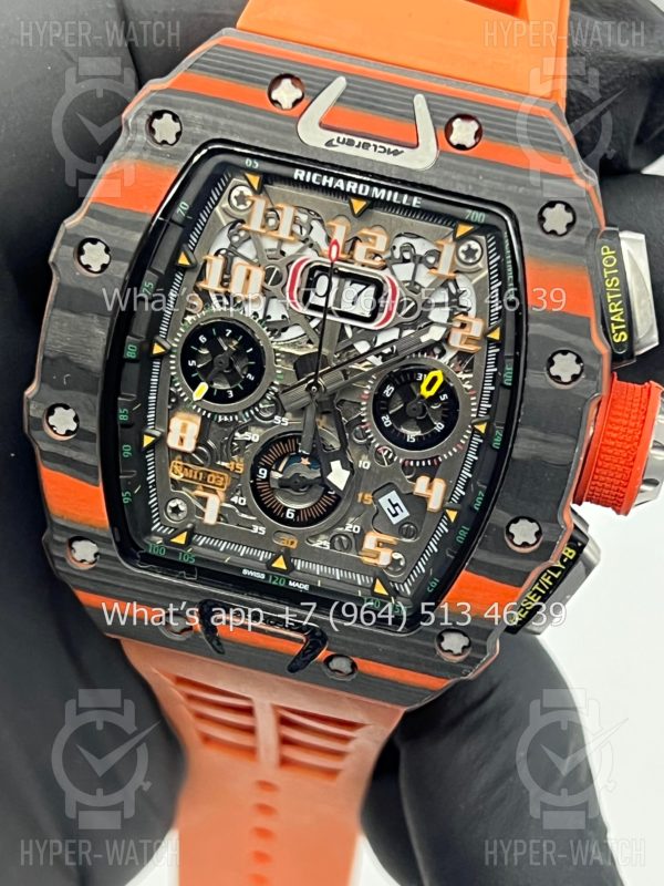 Товар Richard Mille RM 011-03 McLaren Orange Art 9710 Фото 3 - Richard Mille RM 011-03 McLaren Orange Art 9710