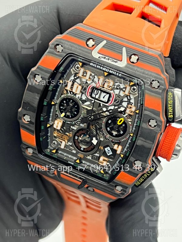 Товар Richard Mille RM 011-03 McLaren Orange Art 9710 Фото 4 - Richard Mille RM 011-03 McLaren Orange Art 9710
