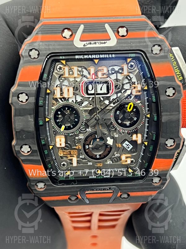 Товар Richard Mille RM 011-03 McLaren Orange Art 9710 Фото 5 - Richard Mille RM 011-03 McLaren Orange Art 9710