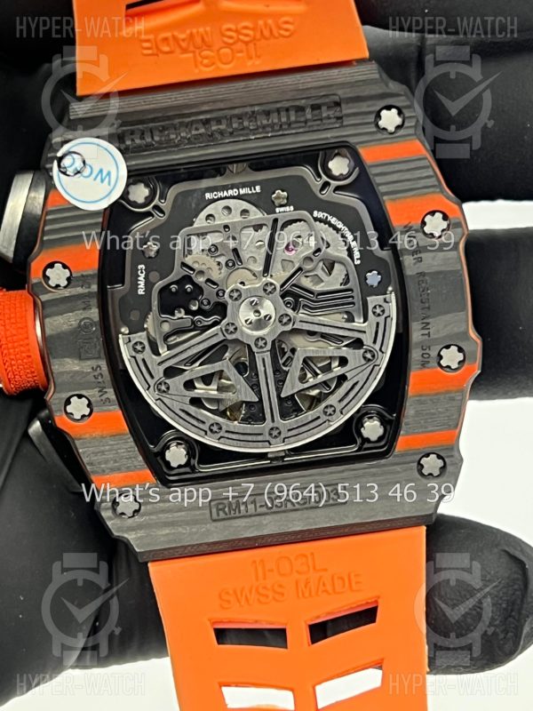 Товар Richard Mille RM 011-03 McLaren Orange Art 9710 Фото 14 - Richard Mille RM 011-03 McLaren Orange Art 9710