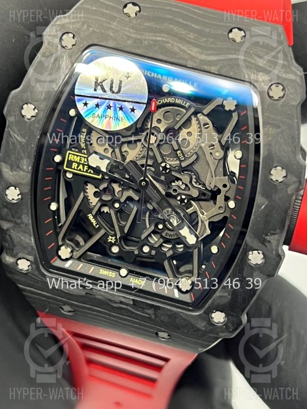 Фото 3 - Richard Mille RM 035-02 Rafa Carbon Black Red Art 9700