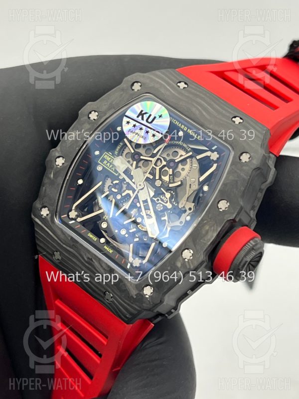 Фото 7 - Richard Mille RM 035-02 Rafa Carbon Black Red Art 9700