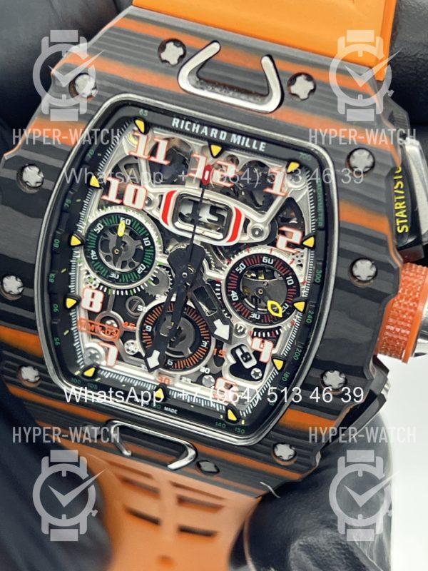Товар Richard Mille RM 011-03 McLaren Orange Art 9764 Фото 2 - Richard Mille RM 011-03 McLaren Orange Art 9764
