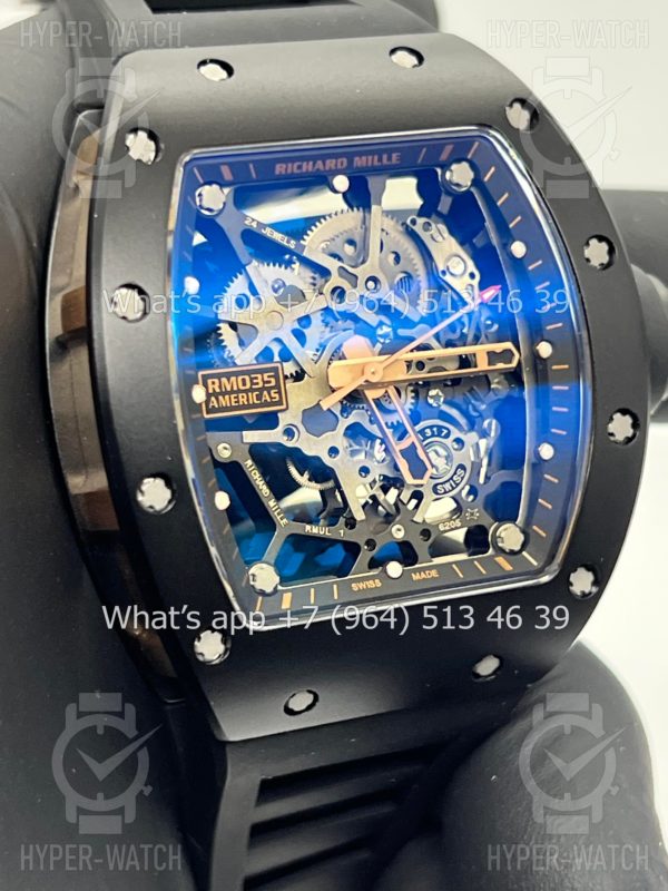 Товар Richard Mille RM 035 Americas Black Steel Art 10238 Фото 5 - Richard Mille RM 035 Americas Black Steel Art 10238